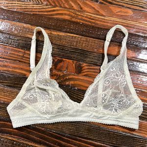 Cosabella unlined sheer lace bralette S